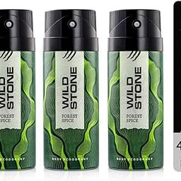Wild Stone Forest Spice Long Lasting Deodorant for Men, Pack of 3 (150ml each)-picture-43