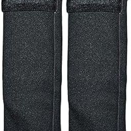 Socks in Black Color (Pack of 2) Free Size Perfect Outlet Winter Woolen Fleece Fur | Ankle Length Thermal Thumb Socks,100% Warm Super Hot for Women | Velvet Pile Lined Socks For Women & Girls-picture-23
