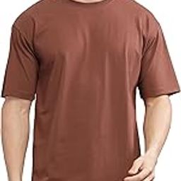 Drop Shoulders Round Neck T-Shirt-image-63