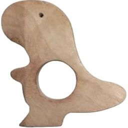 EATLINK CART Natural Baby Neem Wood Teether Organic Wooden Teething Toy Eco-Friendly Handcrafted Teether for Newborn Babies (Pack of 1)-9