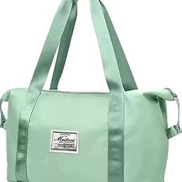 Nylon Duffle Bag for Travelling |Waterproof and Large Travel Bag for Women's Luggage | Expandable & Multipurpose Large Capacity Weekender Carry Bag (Green)-picture-39