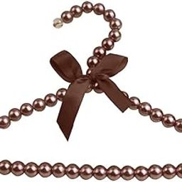 LOOM TREE® Plastic Mini Clothes Hanger for 18inch Doll Clothes Accessories Dark Brown-image-59