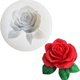 UKIYO international® - Rose Flower Silicone Mold for Candle Making Mould 3D Candle Molds Leaf Moulds Resin Arts Gumpaste Fondant Clay Crafts Chocolate Cake Decorations-image-61