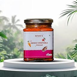 HANI'S Mixed Vegetable Pickle with Beetroot & Dates | Sweet & Tangy Achar with Fresh Vegetables | Homemade Style Pickles | No Artificial Preservatives | 250g-image-54