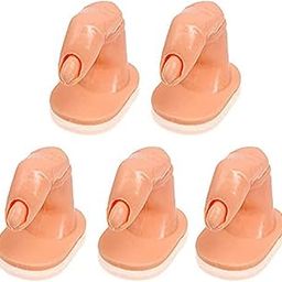 kira Manicure Fake Fingers for Acrylic Nail Practice Finger Nail And Art Training Display Decoration (Without Nails) (Pack Of 5)-90