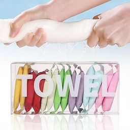 HASTHIP® 14 Pack Compressed Towels Tablets, Disposable Face Compressed Towels, Travel Wash Cloth, Thicker Super Absorbent Wash Cloths for Travel, Face Towel Ideal for Outdoor Camping Hiking-image-19