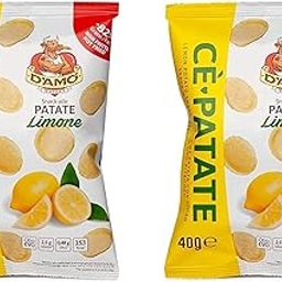 Damo Lemon Potato Chips 40Gm | PACK OF 2-image-101