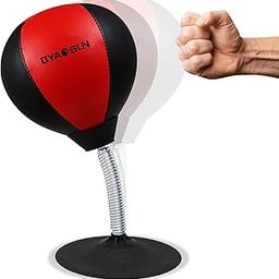 BYAOSUN Desktop Punching Bag,Portable Strong Suction Cup Boxing Bag Speed Balls,for Home or Office Boxing Stress Relief Training,Fun Gift for Family or Boss or Coworker-picture-23
