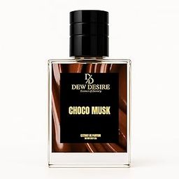 Dew Desire Choco Musk Perfume | Sweet, Sensual & Long Lasting Scent | For Men & Women | Extrait de Parfum 50Ml-image-30