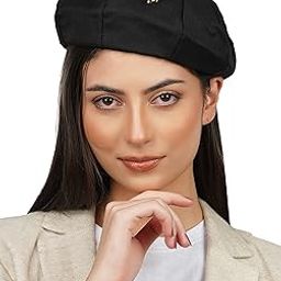 French Beret Cap Summer Season Unisex Artist Newsboy Hats, Ascot Cotton British Style Adjustable Women's Caps (WBC8118, Free Size)-image-31