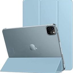 Amazon Basics Smart Matte Flip Case Cover for Apple iPad Pro 4th Gen 2022 /3rd Gen 2021 /2nd Gen 2020 (11 Inch)| Trifold Stand, Hard Back (Sky Blue)-12