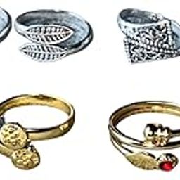 Women & Girls Metal Plated Fancy Toe Ring Adjustable Bichiya/Leg Finger Ring-Combo-4 (A_C_P_110794_Multicolor)-image-69