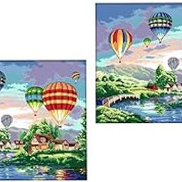 MERISHOPP®14CT Cross Stitch Kits Hot Air Pattern Christmas Gift Counted|Crafts | Needlecrafts & Yarn | Embroidery & Cross Stitch | Hand Embroidery Kits | Cross Stitch Kits-image-23