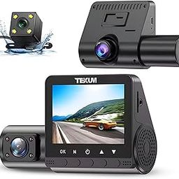 TEXUM TDC-15 3-in-1 Dashboard Camera with Front, Back, and Rear HD Recording, 1080p Full HD, LCD Screen, Wide-Angle, Night Vision, LED Light, Automatic Recording, Loop Recording, G-Sensor-24