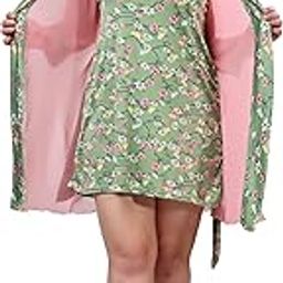 Floral Print Sleepwear Set with Robe, multicolors set Plus Size, 2 Piece nighty for women Sexy Plus Size nighty for female nighty for women sexy night set honeymoon dress-image-32