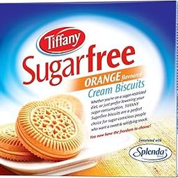 Tiffany Sugar Free Orange Cream Sandwich Biscuits,162g | Healthy Snacks for Diebetic | Sweetened With Splenda-image-20