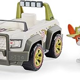 Paw Patrol, Tracker’s Jungle Cruiser Vehicle with Collectible Figure, for Kids Aged 3 and up, Multicolor, (6061801)-23