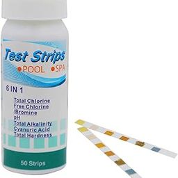 Decdeal 50pcs Swimming Pool Test Papers 6-In-1 Hot Tub Water Test Strips Spa Pool Water Testing Accessories-picture-24