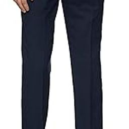 Men's Slim FIT Classic Formal Trousers Pants (Blue)-picture-35