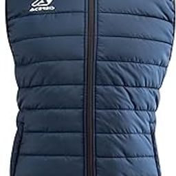 Acerbis Artax Vest - Elastic Width Adjustable | Embroidered Logo | Zipped Pockets | 100% Polyester | Blue Color-image-6
