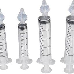 Ubervia Nasal Aspirators - Pcs | Baby Nasal Irrigator 4 Pcs 10ml20ml Professional Nasal Syringe Portable Infant Nose Cleaner Rinsing Device Fast All Natural Relief Soften Nasal Scab for Kids Children-image-66
