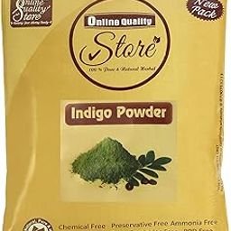 Online Quality Store Indigo powder for hair blackNatural |Indigo Powder|Natural Indigo Leaf Powder|Indigofera Tinctoria|Black Dye for Hair Care|Pure Neel Powder for Hair(50g,Pack of 1, Natural Hair color)-image-37
