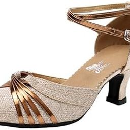 Women's Latin Dance sandals Soft Sole Dancing Footwear Lightweight Comfortable Practice sandals-image-98