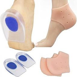 MINNESOTA Secret Treasure Combo Silicone Heel Pad Socks For Heel Swelling Pain Relief,Gel Heel Cups For Foot Care Ankle Support Cushion,Dry Hard Cracked Heels Repair For Women&Men-image-33