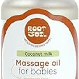 Root and Soil Baby Massage Oil (Classic) | Fresh Coconut Milk | New Born & Infant Friendly | | No Preservatives | Massage Oil | 100% Organic & Enriched with Antioxidants | 100 ml-image-43