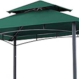 SCOCANOPY Replacement Canopy Grill BBQ Gazebo Roof Top Fit for Gazebo Model L-GG001PST-F,(Forest Green)-image-18