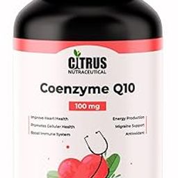 CITRUS NUTRACEUTICAL Coenzyme Q10 (CoQ10) 100 mg with Piperine, Supports Heart Health, Boost Energy Production and Antioxidant- (60 Capsules)-image-85