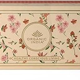A TATA Product - Organic India Blissful Brew Tea Gift Box (60 Assorted Teabags, 11 Flavors) Certified Organic | Stress Relieving | Uplifts Mood | Antioxidant- Rich | Staple- Free Unbleached Tea Bags-picture-17