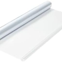 DOYKLI Dry Erase White Writing Board Non Adhesive Sheets | Wall Stick Contact Paper Sheets | Erasable Writing Board for Home Office School Study Table Restaurant_Transparent (3 Meter)-4