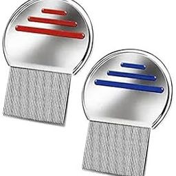 Geeta Enterprises Terminator Lice Comb| Stainless Steel Lice Comb for Women, Men & Kids| Nit Comb for Head Lice Treatment, Removes Nits| Scalp Louse And Eggs Remover(ONE LICE COMB, Random Color)-17
