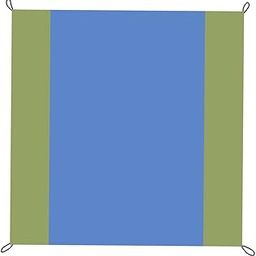 HEAVENGLOW Sun Shade Sail Canopy Resistant for Yard Lawn Backyard Green Blue-image-11