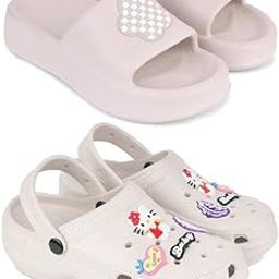 Premium Comfortable Regular Wear Women Slider with Clogs Sandal for Women's & Girls-Combo(2)-O14-O10-picture-7