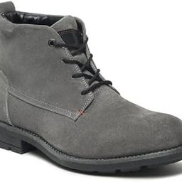 teakwood leathers Men Suede Leather Lace-up Boots | Mid-top Ankle Round toe, Patterned TPR Outsole, Block-Heel, Leather Boots for Men | T_SH_TW_31_P-picture-8