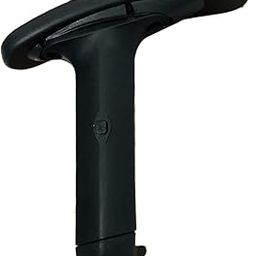 GOYALSON Handle Office Chair revolving Visitor Chair Durable Handle Set nut Bolts & Key fit to Every Chair (Black with Circular Pad)-image-0