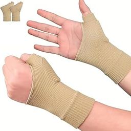 HAEZUR Thumb Compression Arthritis Gloves, Wrist Support Brace Elastic Glove with Gel Thumb Injury Pads for Arthritis, Joint Pain, Tendonitis, Sprains, Hand Brace Accessories Sports Safety Wristband-14