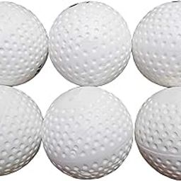 Korbax White Turf, Field Hockey Ball, Hockey Balls for Cricket Practice, Cricket Practice Ball (Pack of 6)-image-4