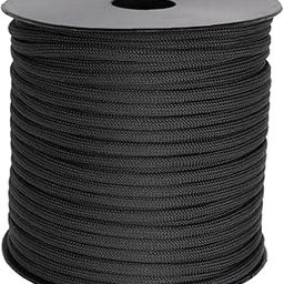 CALANDIS™ Paracord Multifunction 4mm Parachute Cord for Hiking Travel Survival Black | Paracord Bracelets | Emergency Gear | & Hiking-image-48