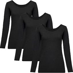 Teijin Warm Inner Wear, Set of 3, Ballet Neck, Women's, Cold Protection-image-47