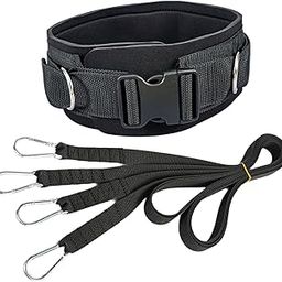 CALANDIS™ Sled Pull Ss Lightweight Sled Trainer Pull Leash for Fitness Home Indoor Waist Belt | Resistance Trainers | Fitness Equipment & Gear | Fitness, Running & Yoga-16