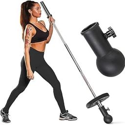 Landmine Attachment for Barbell, 2.2lb Barbell Bomb Landmine Attachments Fit 2” Olympic Bars, Landmine Base for Home Gym Exercise Presses Rows Rotation and More, Portable-20