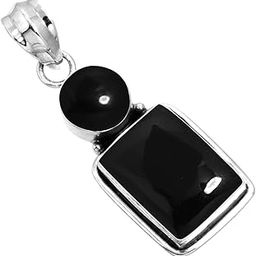 925 Sterling Silver Handmade Pendant for Women Gemstone Costume Silver Jewelry for Gift (99586_P)-image-72