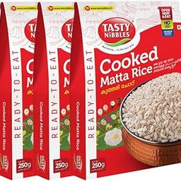 Tasty Nibbles Ready to Eat Cooked Matta Rice 250g [Pack of 3]|Open Heat & Eat | No Food Additives Added | Japanese Retort Technology-image-51