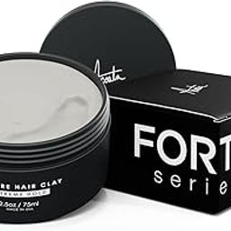 Alex Costa Forte Series Texture Hair Clay For Men (Scented)-Extreme Hold-Natural Based Ingredients-For Texture,Volume&Definition-Matte Finish-For Thick,Coarse,Stubborn Hair (75 Ml / 2.5 Oz)-image-35