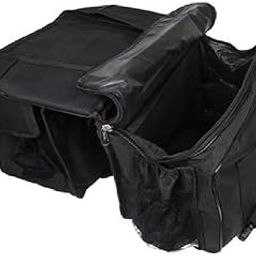 Gate 7 Water Proof Double-Side Black Fabric Luggage Touring Saddlebag with Warranty - Plastic , Polyester , Polycarbonate and Nylon-2
