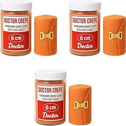 doctor crepe handloom crepe cloth with fast edges (6cm) bandage pack of 3-image-91