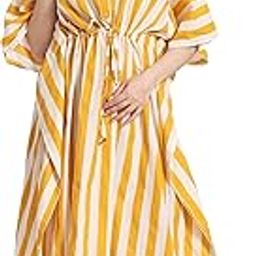 Cotton Kaftan Dresses for Women | Hand Printed Cotton Kaftan Nighty for Women | Length- 52 Inches-image-18